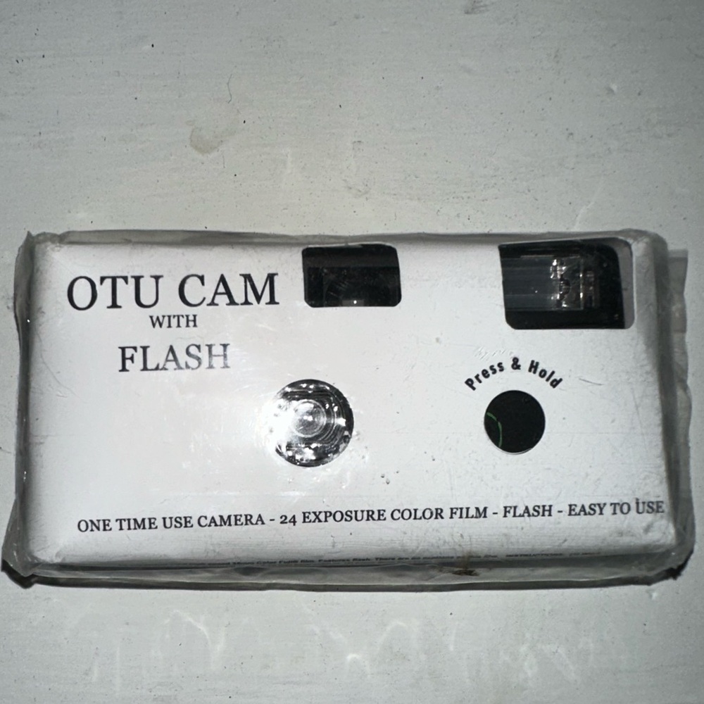 OTU CAM ONE TIME USE CAMERA W/WITH FLASH